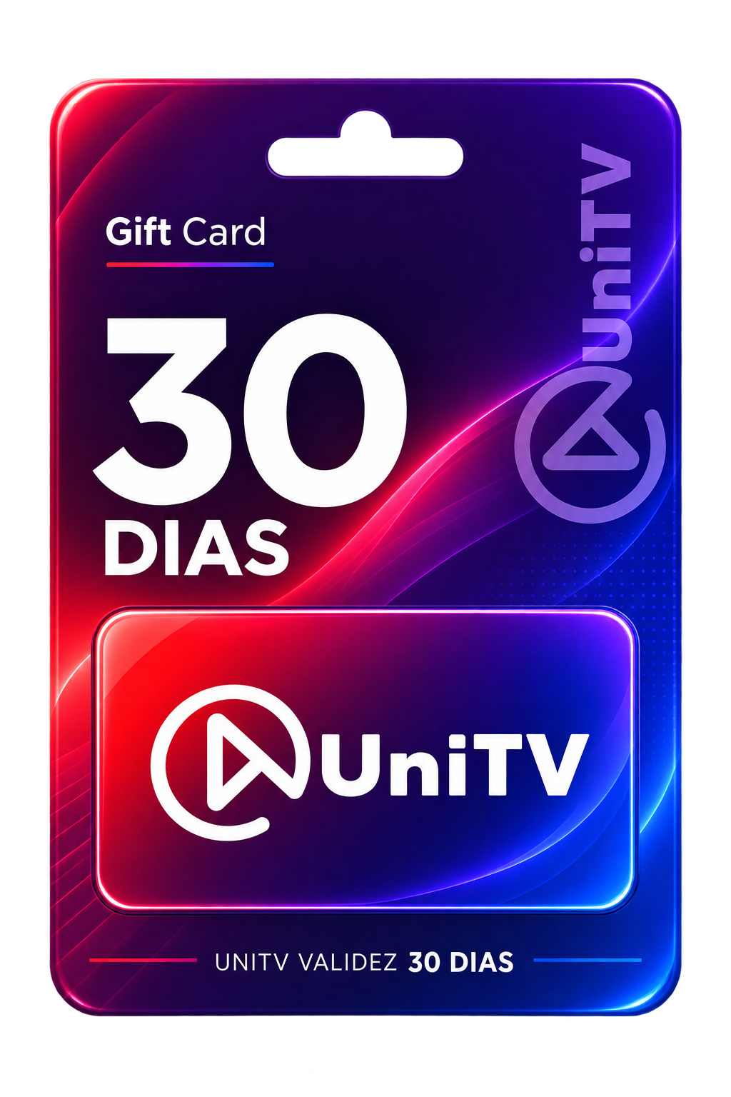 Recarga UniTV 30 Dias